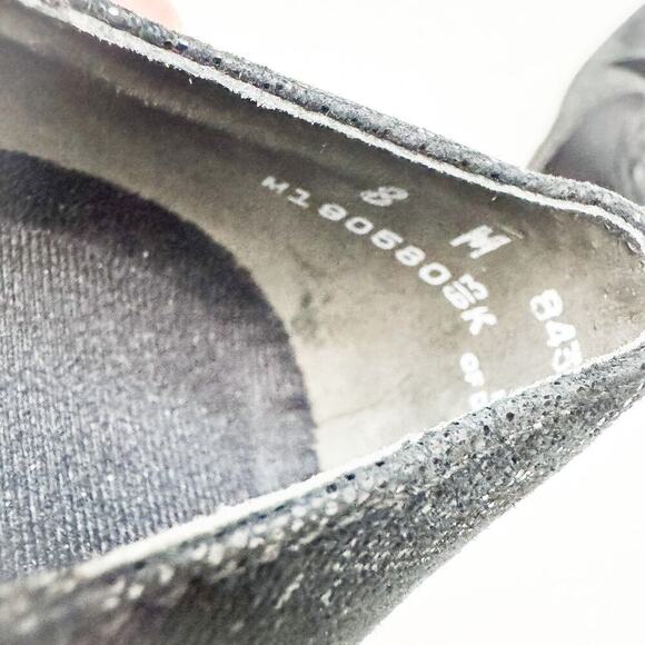 Munro Black Leather Mary Jane Wedge Rubber Sole Comfort Shoes Size 8 - Picture 4 of 8